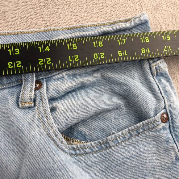 Aeropostale Womens Mom Jeans 16 Regular Blue Light Wash Denim Casual Stretch - Picture 5 of 14